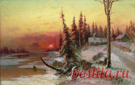 Зимние пейзажи Юлия Клевера