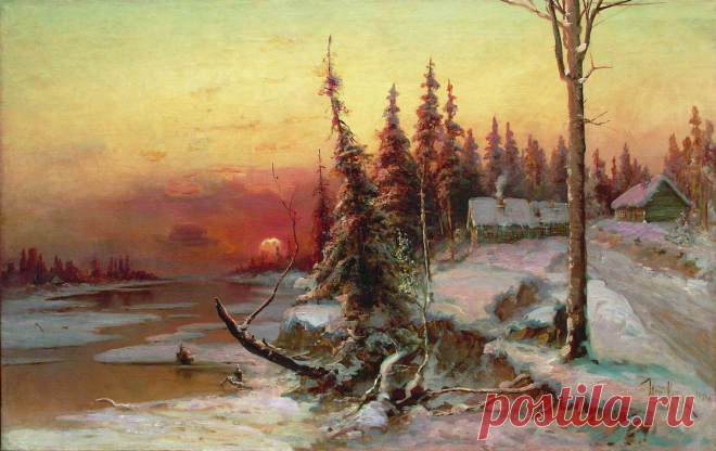 Зимние пейзажи Юлия Клевера