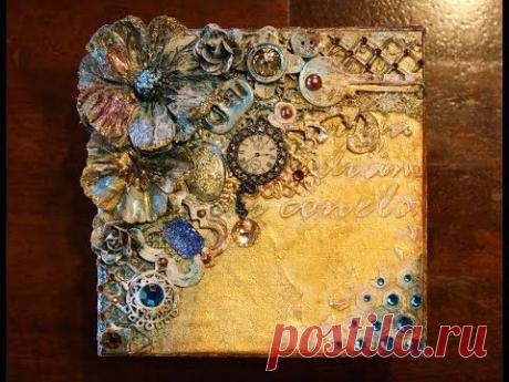 Mixed Media Steampunk Style Keepsake Box