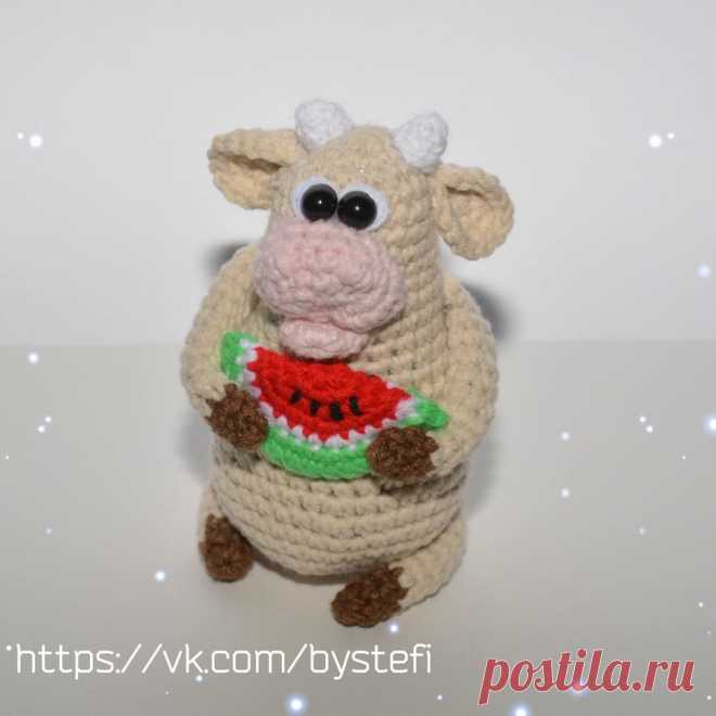 Бычок Арбузякин крючком | Амигуруми