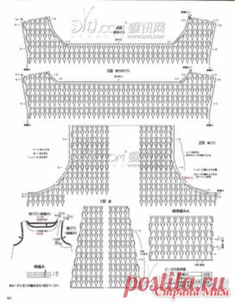Формирование проймы крючком - Вязание - Страна Мам