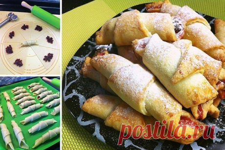 Рогалики из пе / Свежие рецепты