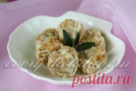 Домашние конфеты из овсяных хлопьев