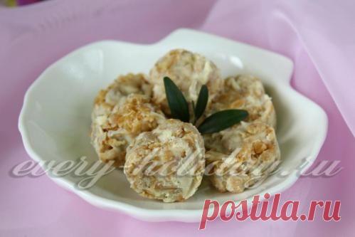 Домашние конфеты из овсяных хлопьев