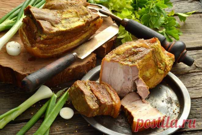 Быстрая и вкусная домашняя ветчина из свинины