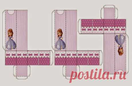 Dulce Sofía Primera: Cajas para Imprimir Gratis. | Ideas y material gratis para fiestas y celebraciones Oh My Fiesta!
