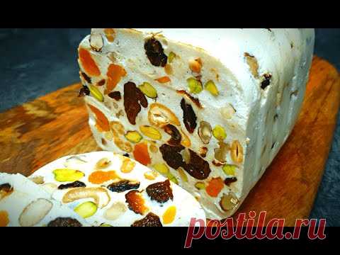 Творожный десерт с орехами и сухофруктами