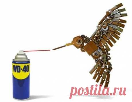 Хитрим с WD-40! Несколько примеров как можно использовать в повседневной жизни!