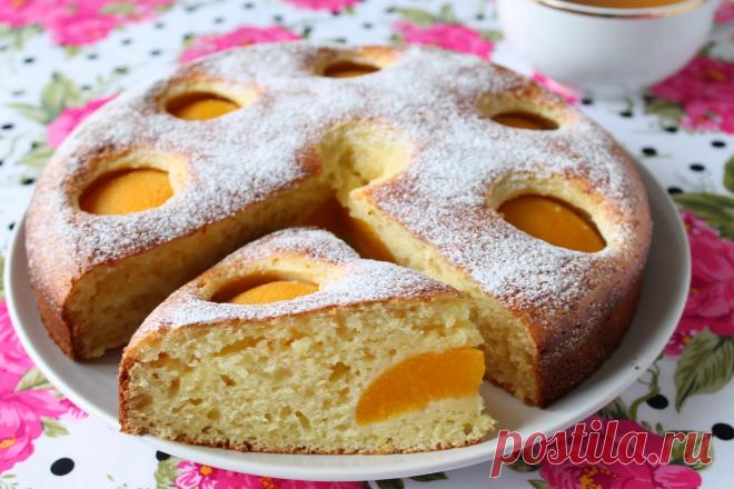 tatianovski: Пирог с рикоттой и персиками