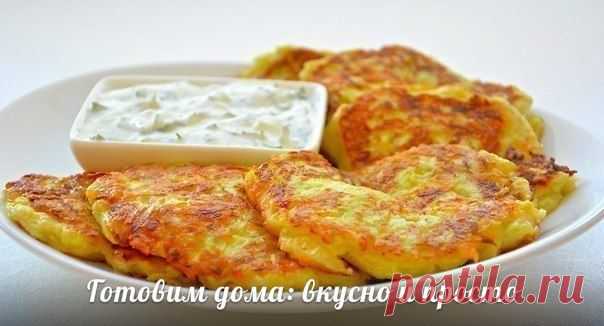 КАБАЧКОВЫЕ ОЛАДЬИ С СЫРОМ И ЧЕСНОКОМ