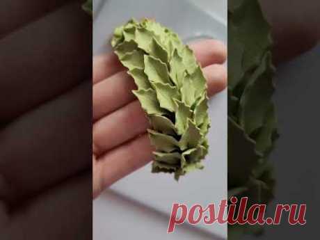 Мастер-класс: браслет с листьями и ягодами из полимерной глины FIMO/polymer clay tutorial #fimo