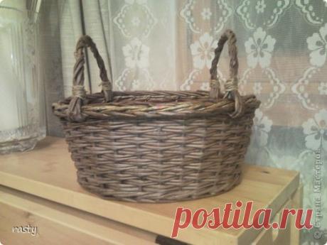 "Тазик" - ушат : покорение ситцевого плетения. | Страна Мастеров