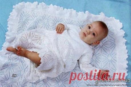 комплект спицами для девочки. Описание, схемы,
#вязание #рукоделие #спицы