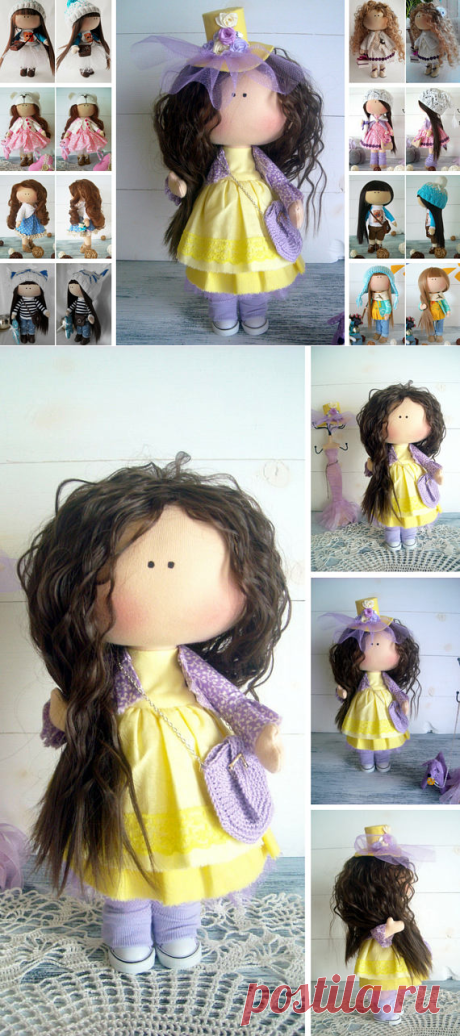 Handmade Doll Fabric Doll Cloth Doll Muñecas Baby Doll Textile