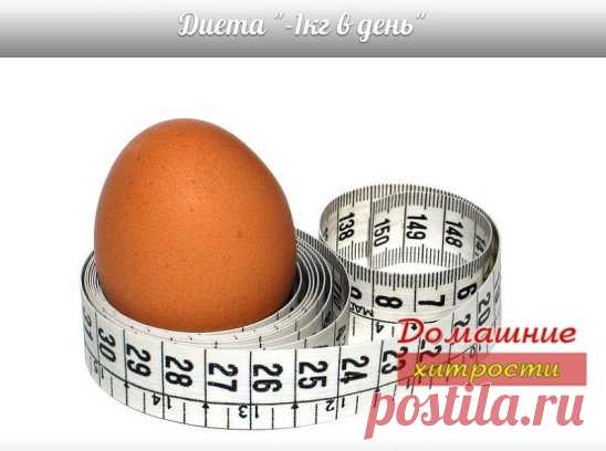 Диета '-1кг в день'
7 часов утра- зеленый чай без сахара
9 часов- варёное яйцо
11 часов- 1 ст. ложка распаренного изюма
13 часов- 100 гр. варёного мяса (в идеале- курица, говядина) 15 часов- 1 стакан томатного сока
17 часов- яйцо
19 часов- яблоко
21 час- 1 стакан молока (в идеале- кефир)
 Особенности:
- По возможности есть всё без соли
- Ни в коем случае не менять продукты, не пропускать приём пищи!
- Кушать СТРОГО по часам!
- Воды пить сколько влезет, обязательно по стака...