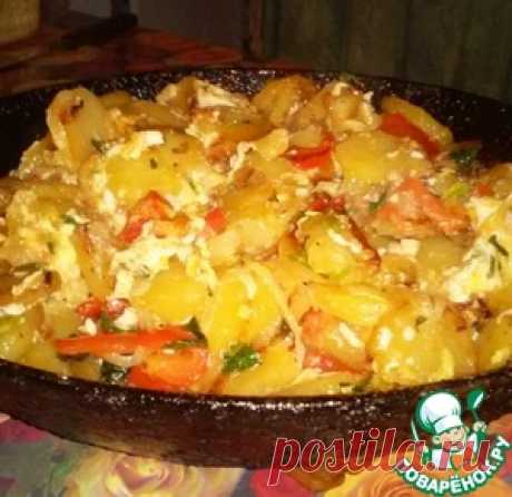 Жареный картофель по-азербайджански - кулинарный рецепт