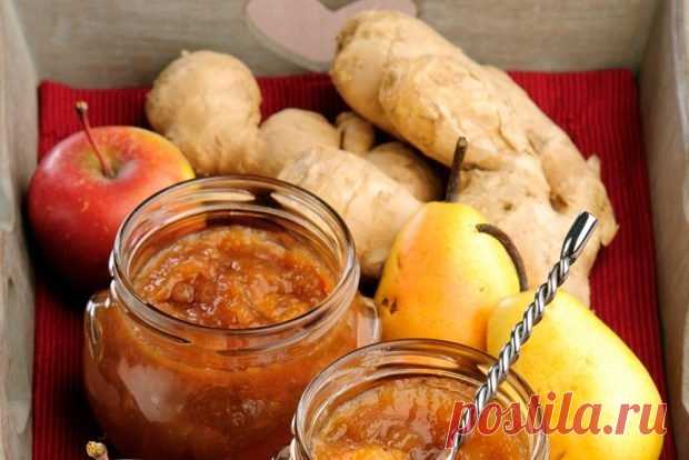 Яблочное варенье с имбирем — Домашняя кулинария
