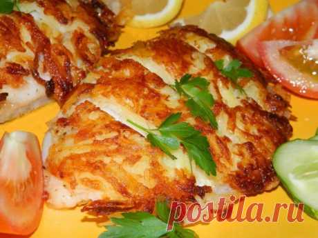 Рыбка в картофельной шубке