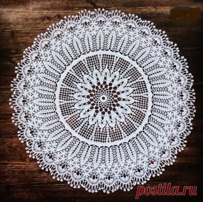 Ажурная салфетка, связанная крючком: красота и элегантность в каждой петле