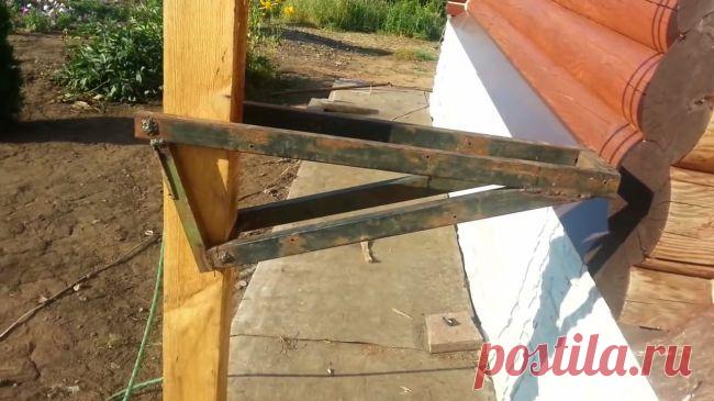 Самодельные строительные леса с изменяемой высотой настила