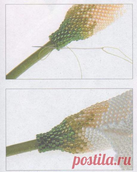 Мастер-класс Калла из бисера