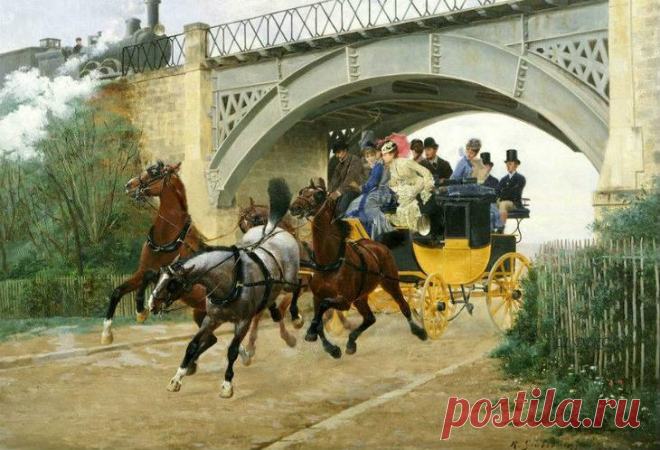 Jean Richard Goubie (French, 1842-1899)- французский живописец