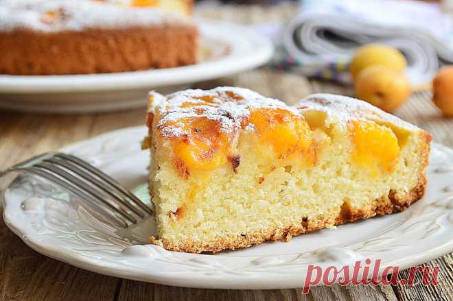 Пирог с абрикосами