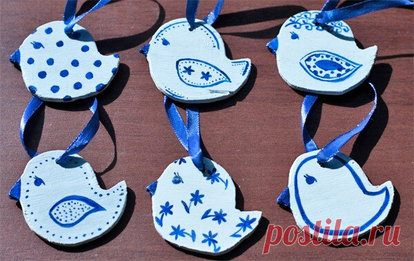 Новогодние игрушки из фанеры