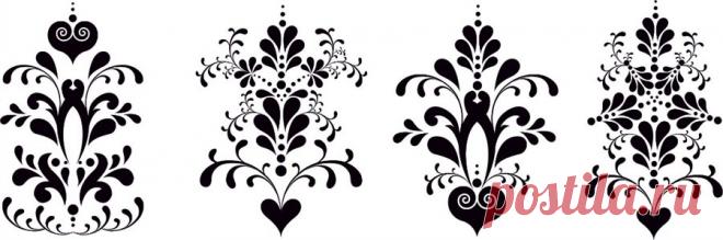 чёрно-белые картинки для декупажа со для распечатки - Поиск в Google