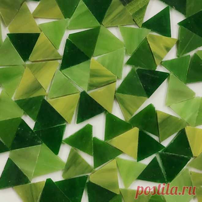 Lazos de JOJO triangular de acrílico sólido para hacer mosaicos, azulejos para manualidades de decoración del hogar, materiales de arte hechos a mano, 50g|Creación de mosaicos| - AliExpress