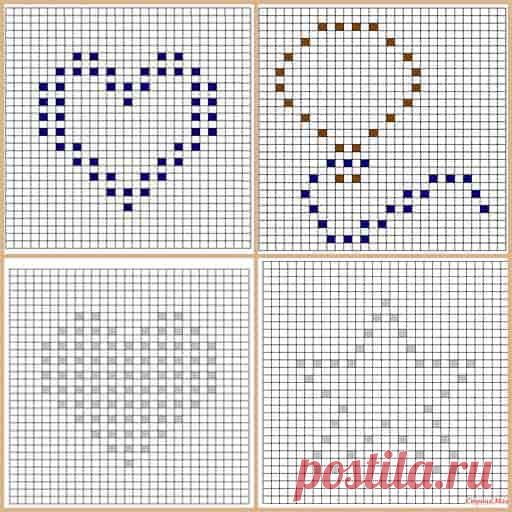 Детские пледы вязанные крючком со схемами, 32 варианта