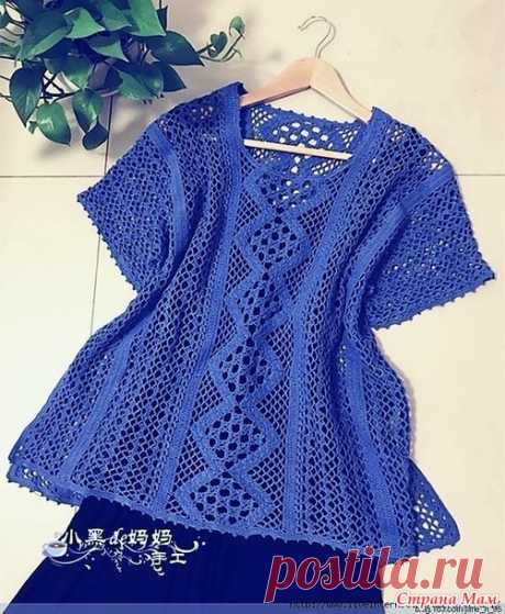 . Элегантная туника Элейн. - Все в ажуре... (вязание крючком) - Страна Мам