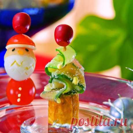 レシピあり！クリスマスのオードブルやパーティーに簡単ツリーのピンチョス | *ももら*さんのお料理 ペコリ by Ameba - 手作り料理写真と簡単レシピでつながるコミュニティ -
