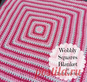 Tw-In Stitches: Wobbly Squares Blanket - Free Pattern | Tw-In Stitches