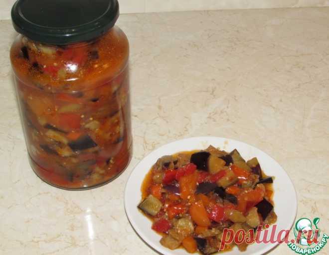 Жареная баклажанная икра на зиму – кулинарный рецепт