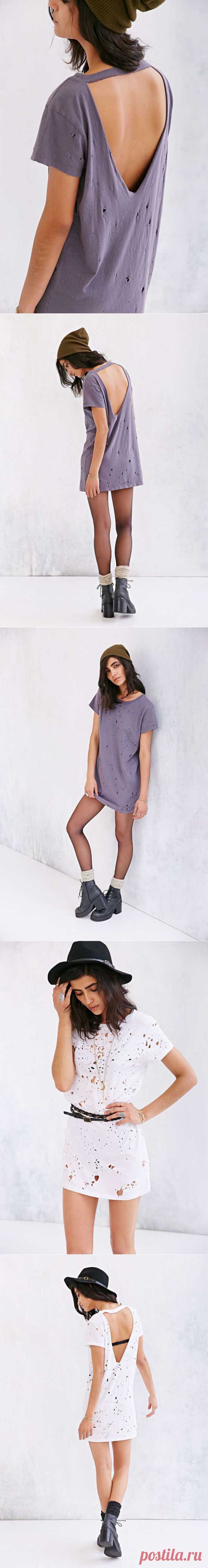 "Платье из футболки" Urban Outfitters / Футболки DIY /