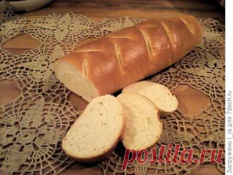 Батон домашний очень вкусный