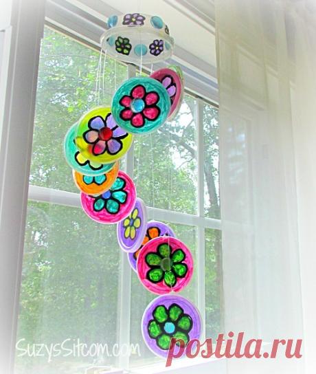 Bastante DIY Flor Suncatcher- un proyecto de Primavera de la diversión!