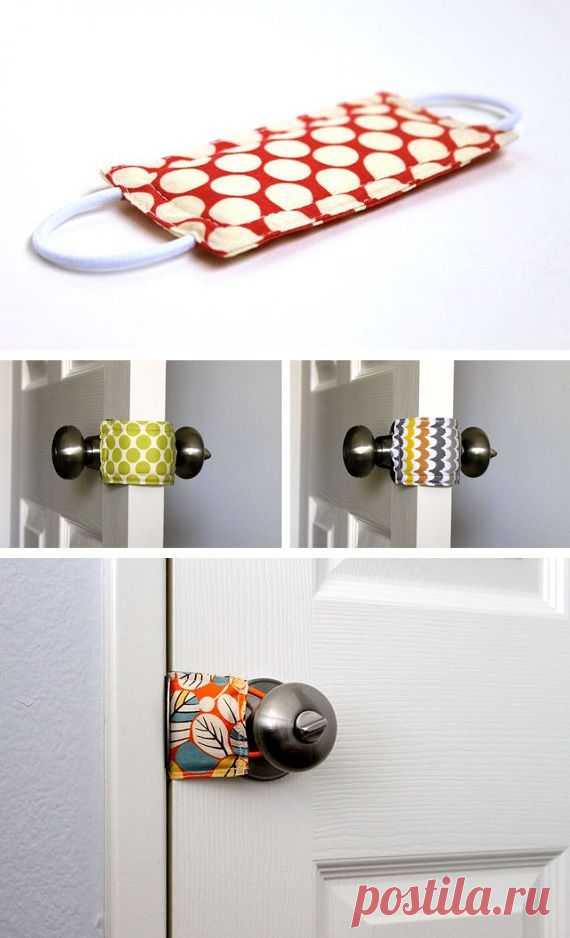 I need to make one of these for every room upstairs....   Close interior doors silently in Accessories for bath, bedding, feeding and travel for babies and kids