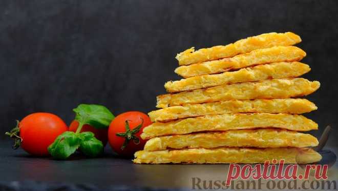 Рецепт: Сырные лепёшки на завтрак на RussianFood.com