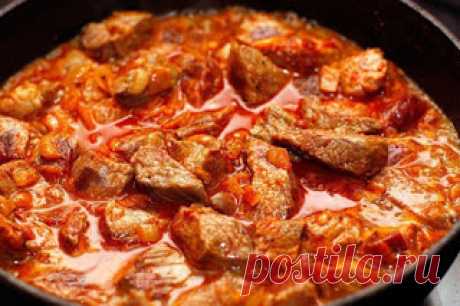 Кулинарный блог!Лучшие рецепты.: Вкусный,домашний гуляш-2 рецепта на выбор!