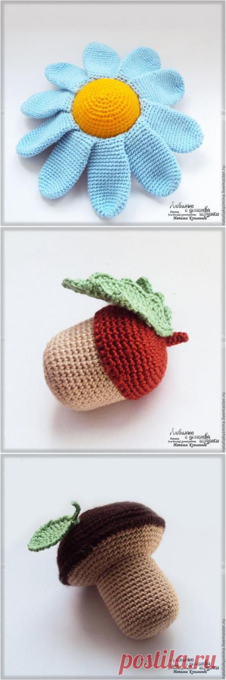 Вязаные игрушки-погремушки - Ярмарка Мастеров - ручная работа, handmade