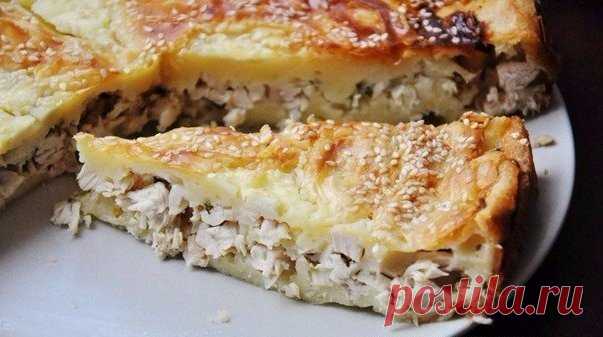 Быстрая выпечка: Куриный лентяй. Легко и просто! Приготовить такой пирог можно не только в духовке, но и в мультиварке!