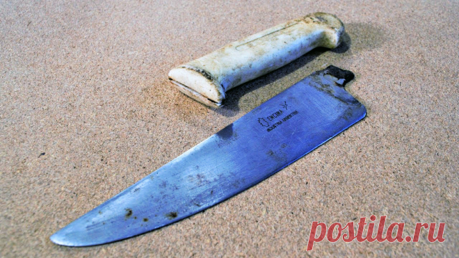 Как восстановить кухонный нож со сломанным хвостовиком По истечении некоторого времени или от чрезмерной нагрузки клинок ножа может отломаться у основания хвостовика. Представляется, что после такой поломки нож не подлежит восстановлению. Но не стоит спешить, есть возможность дать ножу вторую жизнь. Как восстановить нож со сломанным хвостовиком В