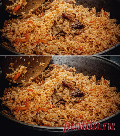 Плов в казане по-таджикски - Первый Женский