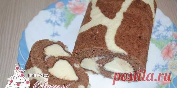 Бисквитный рулет "Жираф"