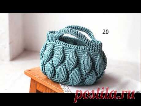 Подборка вязаных сумок крючком из японского журнала 💖 crochet bags.