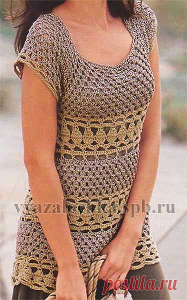 Туники и Топы | ЕЛЕНА ВЯЗАЛОЧКА – Вязание Спицами и Крючком | Лушие Схемы и Модели Бесплатно