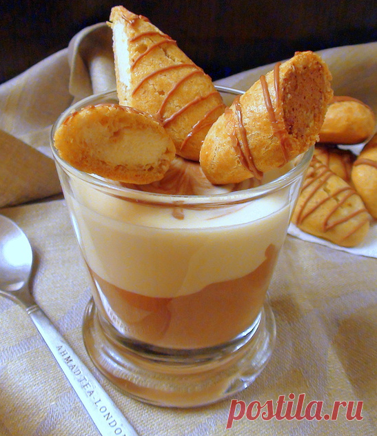 Эклеры из овсяной муки с шоколадным муссом.