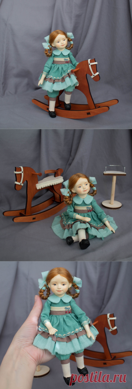 Рыжик на лошадке. Кукла ручной работы из композита. author doll, collection doll, Doll, Doll interior, Dolls by Elena Masyakina, Dolls collectible, Dolls handmade, Elena Masyakina, MaLenaDolls, ooak, ooakdoll, авторская кукла, авторская работа, Интерьерная кукла, коллекционная кукла, Кукла Елены Масякиной, кукла из композита, Кукла ручной работы, художественная кукла